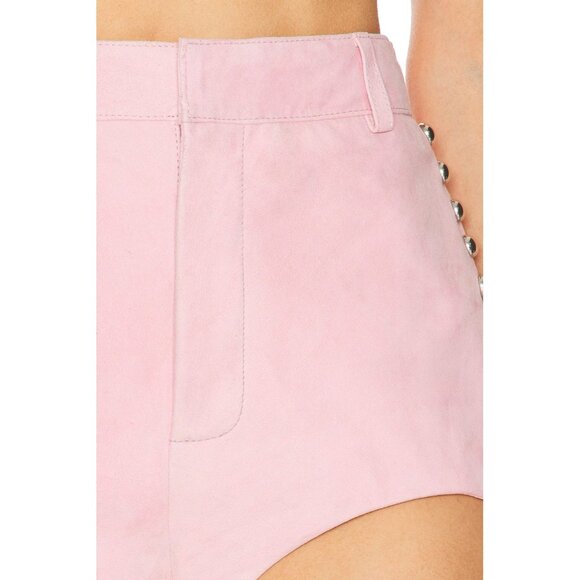 retrofete Sabine Short Primrose Pink Leather Suede - Picture 6 of 6